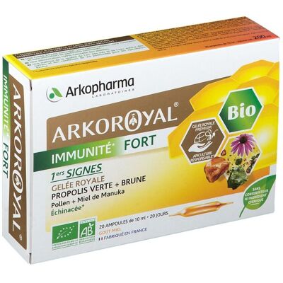 Arkopharma Arko Royal Immunité Fort 20 Ampoules - Publicité Arkopharma Arko Royal Immunité Fort 20 Ampoules - Publicité