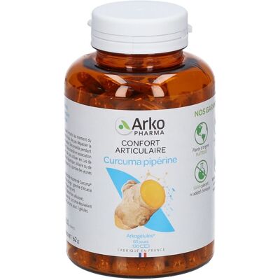 Arkopharma Arkogélules Curcuma Pipérine - Complément alimentaire - Publicité Arkopharma Arkogélules Curcuma Pipérine - Complément alimentaire - Publicité
