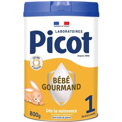 Picot Marque 800g Lait pour Bébé - 0-6 Mois - Publicité Picot Marque 800g Lait pour Bébé - 0-6 Mois - Publicité