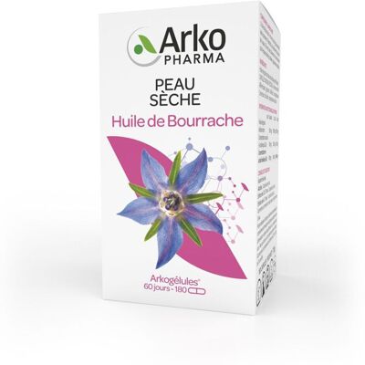 Arkopharma Arkogélules Huile de Bourrache Bio - 180 Capsules - Complément Alimentaire - Publicité Arkopharma Arkogélules Huile de Bourrache Bio - 180 Capsules - Complément Alimentaire - Publicité