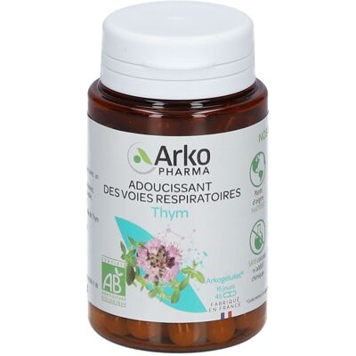 ARKOPHARMA Arkogélules Thym bio Capsule(S) 45 pc(s) - Publicité ARKOPHARMA Arkogélules Thym bio Capsule(S) 45 pc(s) - Publicité