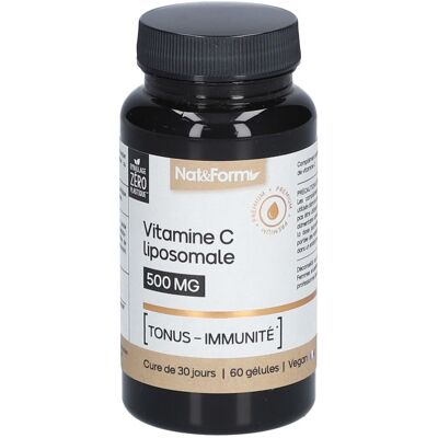 Nat & Form Vitamine C Liposomale - Vitamines & Compléments - Publicité Nat & Form Vitamine C Liposomale - Vitamines & Compléments - Publicité