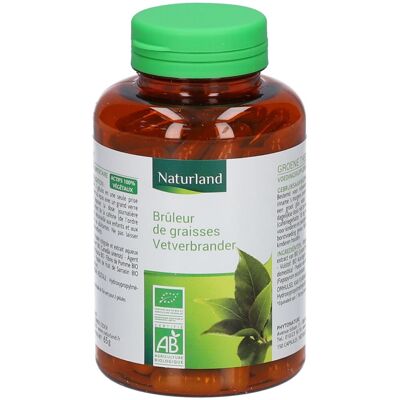 Naturland Thé Vert Bio - Complément Alimentaire Vegan - 150 Végécaps - Publicité Naturland Thé Vert Bio - Complément Alimentaire Vegan - 150 Végécaps - Publicité