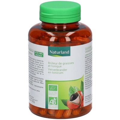 Naturland Guarana Bio 150 Végécaps - Complément alimentaire végétal - Publicité Naturland Guarana Bio 150 Végécaps - Complément alimentaire végétal - Publicité