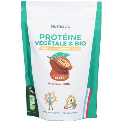 PDM to be maintained NUTRI&CO Protéine Végétale Poudre Pour La Préparation D'Une Solution 500 g - Publicité PDM to be maintained NUTRI&CO Protéine Végétale Poudre Pour La Préparation D'Une Solution 500 g - Publicité