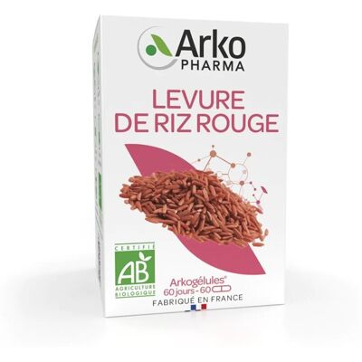 Arkopharma Levure de Riz Rouge 120 Gélules - Complément alimentaire - Publicité Arkopharma Levure de Riz Rouge 120 Gélules - Complément alimentaire - Publicité