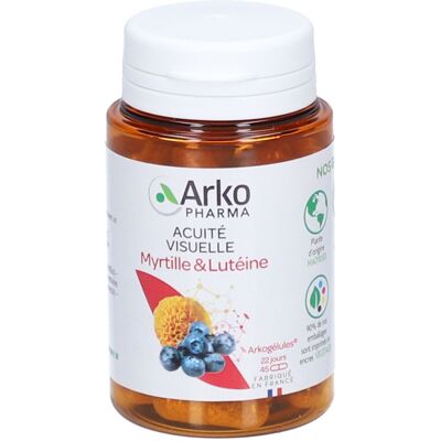 Arkogelules Arkopharma Arkogélules® Myrtille et Lutéine Capsule(S) 45 pc(s) - Publicité Arkogelules Arkopharma Arkogélules® Myrtille et Lutéine Capsule(S) 45 pc(s) - Publicité