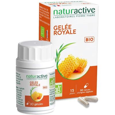 Capsules de Gelée Royale Bio Naturactive - Complément Alimentaire - Publicité Capsules de Gelée Royale Bio Naturactive - Complément Alimentaire - Publicité