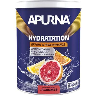 PDM to be maintained APURNA Boisson hydratation agrumes Poudre Pour La Préparation D'Une Solution 500 g - Publicité PDM to be maintained APURNA Boisson hydratation agrumes Poudre Pour La Préparation D'Une Solution 500 g - Publicité