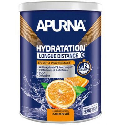 Boisson isotone d’orange longue distance Apurna - 500 g - Publicité Boisson isotone d’orange longue distance Apurna - 500 g - Publicité