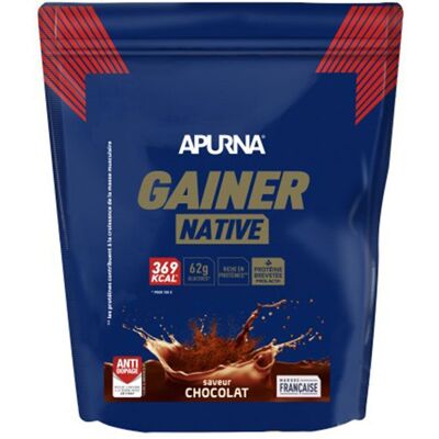 PDM to be maintained APURNA Gainer Native Chocolat Poudre Pour La Préparation D'Une Solution 1100 g - Publicité PDM to be maintained APURNA Gainer Native Chocolat Poudre Pour La Préparation D'Une Solution 1100 g - Publicité