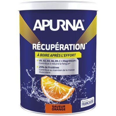 PDM to be maintained APURNA Boisson de récupération Orange Poudre Pour La Préparation D'Une Solution 400 g - Publicité PDM to be maintained APURNA Boisson de récupération Orange Poudre Pour La Préparation D'Une Solution 400 g - Publicité