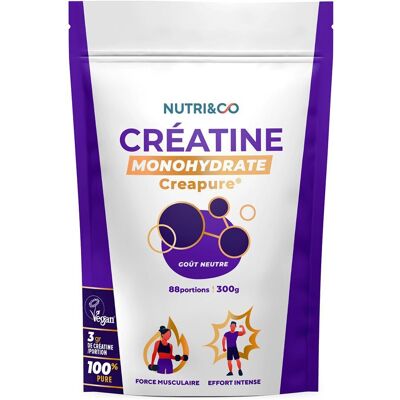 PDM to be maintained NUTRI&CO Créatine Poudre 300 g - Publicité PDM to be maintained NUTRI&CO Créatine Poudre 300 g - Publicité