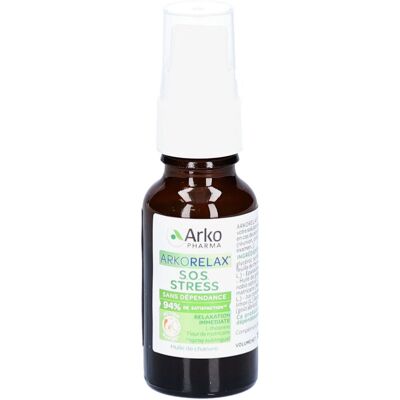 Arkorelax SOS Stress Spray - 15 ml - Soulagement naturel du stress - Publicité Arkorelax SOS Stress Spray - 15 ml - Soulagement naturel du stress - Publicité