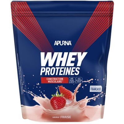 Protéines de Lait de Cheval Apurna Fraise 750g - Protéines de Lactosérum - Publicité Protéines de Lait de Cheval Apurna Fraise 750g - Protéines de Lactosérum - Publicité