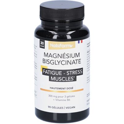 Nat&Form Magnésium 1500mg Capsules Chelatées - Complément de Magnésium - Publicité Nat&Form Magnésium 1500mg Capsules Chelatées - Complément de Magnésium - Publicité