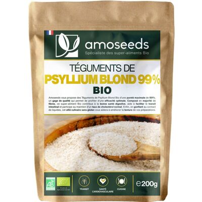 amoseeds PSYLLIUM BLOND BIO (TÉGUMENTS) Granulés 200 g - Publicité amoseeds PSYLLIUM BLOND BIO (TÉGUMENTS) Granulés 200 g - Publicité