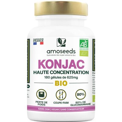 amoseeds KONJAC BIO - HAUTE CONCENTRATION Capsule(S) 180 pc(s) - Publicité amoseeds KONJAC BIO - HAUTE CONCENTRATION Capsule(S) 180 pc(s) - Publicité