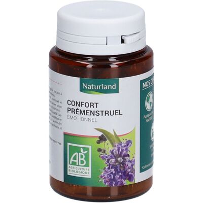 Complément Organique Naturland Gattilier pour le Bien-être Féminin - 60 Capsules - Publicité Complément Organique Naturland Gattilier pour le Bien-être Féminin - 60 Capsules - Publicité