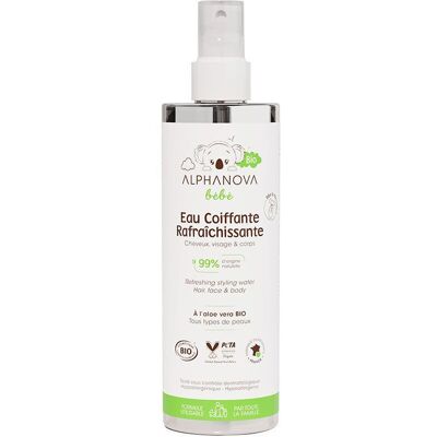 ALPHANOVA Bébé Eau Coiffante Rafraîchaissante Conditioneur 200 ml - Publicité ALPHANOVA Bébé Eau Coiffante Rafraîchaissante Conditioneur 200 ml - Publicité