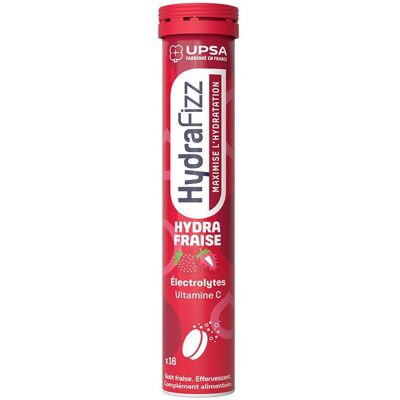 PDM to be maintained UPSA HydraFizz + Fraise Comprimés Effervescents 16 pc(s) - Publicité PDM to be maintained UPSA HydraFizz + Fraise Comprimés Effervescents 16 pc(s) - Publicité