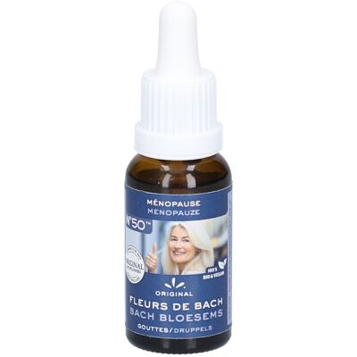 Fleurs de Bach Original N°50 ménopause bio et vegan Goutte(S) 20 ml - Publicité Fleurs de Bach Original N°50 ménopause bio et vegan Goutte(S) 20 ml - Publicité