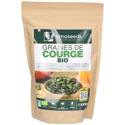 PDM to be maintained Amoseeds Graines de Courge Bio Aliment 1000 g - Publicité PDM to be maintained Amoseeds Graines de Courge Bio Aliment 1000 g - Publicité