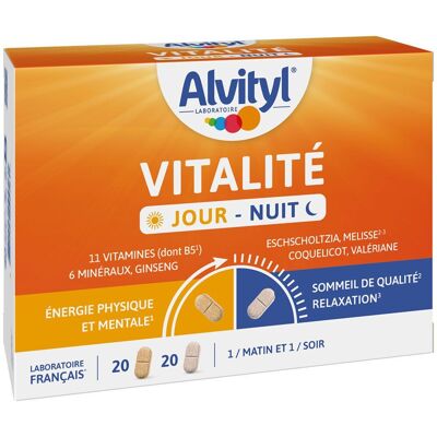 ALVITYL Vitalité Jour - Nuit Comprimé(S) 40 pc(s) - Publicité ALVITYL Vitalité Jour - Nuit Comprimé(S) 40 pc(s) - Publicité