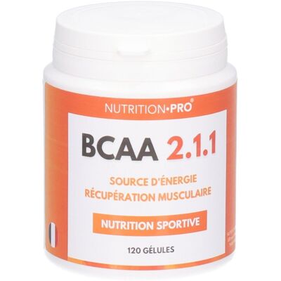 PDM to be maintained Nutrition Pro BCAA 2.1.1 Capsule(S) 120 pc(s) - Publicité PDM to be maintained Nutrition Pro BCAA 2.1.1 Capsule(S) 120 pc(s) - Publicité