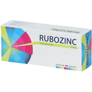 Laboratoire Labcatal Rubozinc Capsule(S) 60 pc(s) - Publicité Laboratoire Labcatal Rubozinc Capsule(S) 60 pc(s) - Publicité