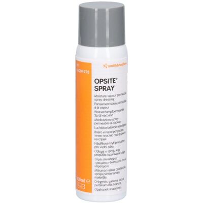 Smith & Nephew - Spray Opsite - Pansement pour plaies - Publicité Smith & Nephew - Spray Opsite - Pansement pour plaies - Publicité