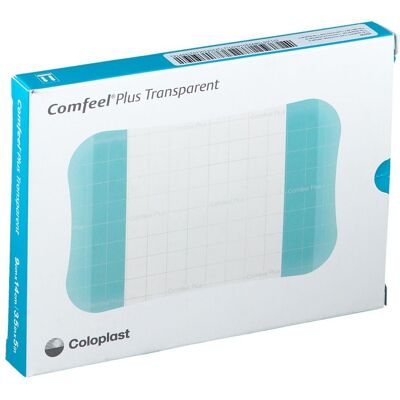 Coloplast Comfeel® Plus Transparant Pansements hydrocolloïdes 9 x 14 cm Pansement(S) 10 pc(s) - Publicité Coloplast Comfeel® Plus Transparant Pansements hydrocolloïdes 9 x 14 cm Pansement(S) 10 pc(s) - Publicité