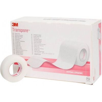 3M™ Transpore™ Sparadrap chirurgical (1,25 cm x 9,15 m) 1527-0 Pansement(S) 24 pc(s) - Publicité 3M™ Transpore™ Sparadrap chirurgical (1,25 cm x 9,15 m) 1527-0 Pansement(S) 24 pc(s) - Publicité