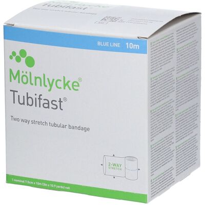 Mölnlycke Tubifast 2-Vias Élastique Bleu - Bandage Médical - Publicité Mölnlycke Tubifast 2-Vias Élastique Bleu - Bandage Médical - Publicité