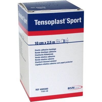 BSN Medical Tensoplast® Sport 10 cm x 2,5 m Bandage(S) 1 pc(s) - Publicité BSN Medical Tensoplast® Sport 10 cm x 2,5 m Bandage(S) 1 pc(s) - Publicité