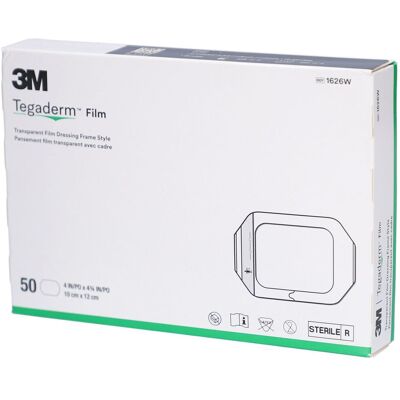 3M™ Tegaderm™ Pansements transparents 10 cm x 12 Pansement(S) 50 pc(s) - Publicité 3M™ Tegaderm™ Pansements transparents 10 cm x 12 Pansement(S) 50 pc(s) - Publicité