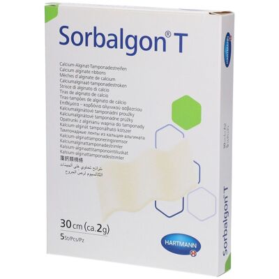 Hartmann Sorbalgon T 2 g/30 cm - Pansement - Publicité Hartmann Sorbalgon T 2 g/30 cm - Pansement - Publicité