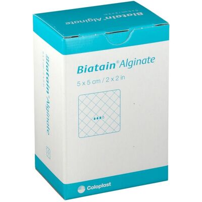 Coloplast Biatain Alginate - 5cm x 5cm - 30 pcs - Publicité Coloplast Biatain Alginate - 5cm x 5cm - 30 pcs - Publicité