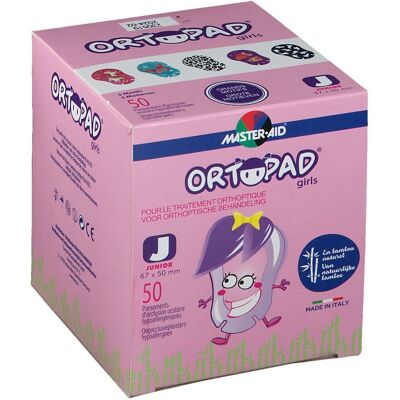 Ortopad Girls Junior Pans Oculaire 0-2 Ans Pansement(S) 50 pc(s) - Publicité Ortopad Girls Junior Pans Oculaire 0-2 Ans Pansement(S) 50 pc(s) - Publicité