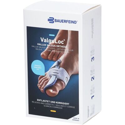 BAUERFEIND VALGULOC Orthèse Gros orteil hallux valgus gauche Taille 2 titane Bandage(S) 1 pc(s) - Publicité BAUERFEIND VALGULOC Orthèse Gros orteil hallux valgus gauche Taille 2 titane Bandage(S) 1 pc(s) - Publicité