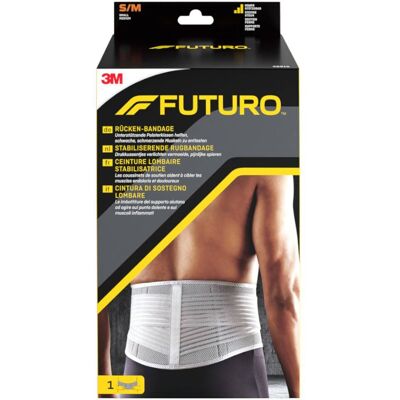 3M FUTURO™ Ceinture lombaire Small / Medium (74,0 > 99,0 cm) Bandage(S) 1 pc(s) - Publicité 3M FUTURO™ Ceinture lombaire Small / Medium (74,0 > 99,0 cm) Bandage(S) 1 pc(s) - Publicité