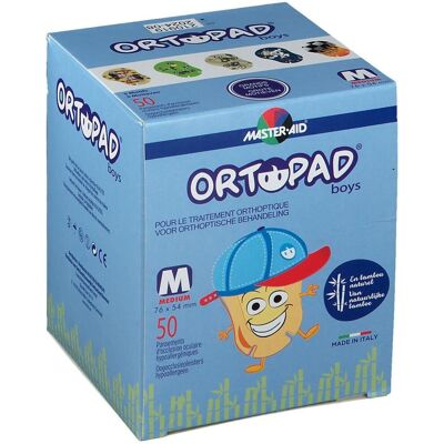 Ortopad For Boys Medium Compresse Oculaire 2-5 Ans Compresses 50 pc(s) - Publicité Ortopad For Boys Medium Compresse Oculaire 2-5 Ans Compresses 50 pc(s) - Publicité