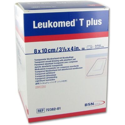 Leukomed T Plus pansements stériles pour plaies - 8cm x 10cm - Pack de 50 - Publicité Leukomed T Plus pansements stériles pour plaies - 8cm x 10cm - Pack de 50 - Publicité