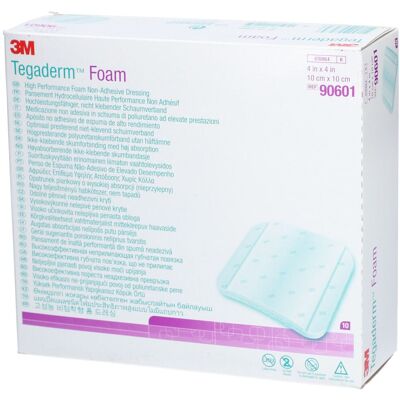 Compressif en Mousse Tegaderm 3M - 10x10cm Non Adhésif - Publicité Compressif en Mousse Tegaderm 3M - 10x10cm Non Adhésif - Publicité