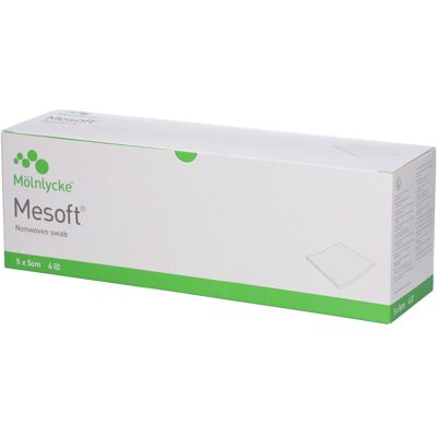 Mölnlycke Health Care Mesoft Compresses Stériles 5x5cm - Soins des plaies - Publicité Mölnlycke Health Care Mesoft Compresses Stériles 5x5cm - Soins des plaies - Publicité