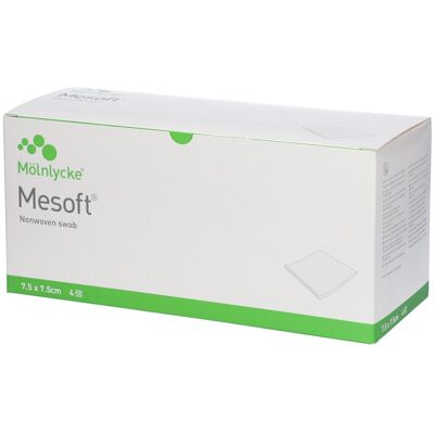 Molnlycke Mesoft Stérile 7,5cm x 7,5cm - Pansements - Publicité Molnlycke Mesoft Stérile 7,5cm x 7,5cm - Pansements - Publicité