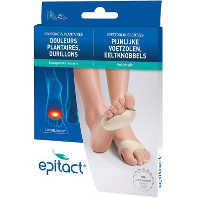 Coussinets Plantaires Epitact - Taille 36-38 - Soulage douleurs avant-pied - Publicité Coussinets Plantaires Epitact - Taille 36-38 - Soulage douleurs avant-pied - Publicité