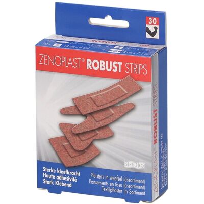 Zeno Phar Zenoplast Robust Strips Pansement(S) 30 pc(s) - Publicité Zeno Phar Zenoplast Robust Strips Pansement(S) 30 pc(s) - Publicité