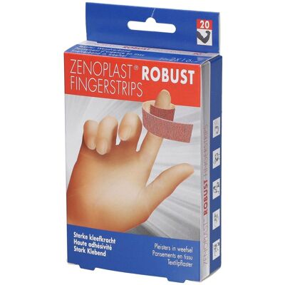Zeno Phar Zenoplast Robust Strips Fingerstrips Pansement(S) 20 pc(s) - Publicité Zeno Phar Zenoplast Robust Strips Fingerstrips Pansement(S) 20 pc(s) - Publicité