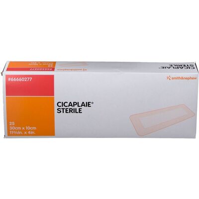 Smith & Nephew Cicaplaie Sterile 30 x 10 cm Pansement(S) 25 pc(s) - Publicité Smith & Nephew Cicaplaie Sterile 30 x 10 cm Pansement(S) 25 pc(s) - Publicité
